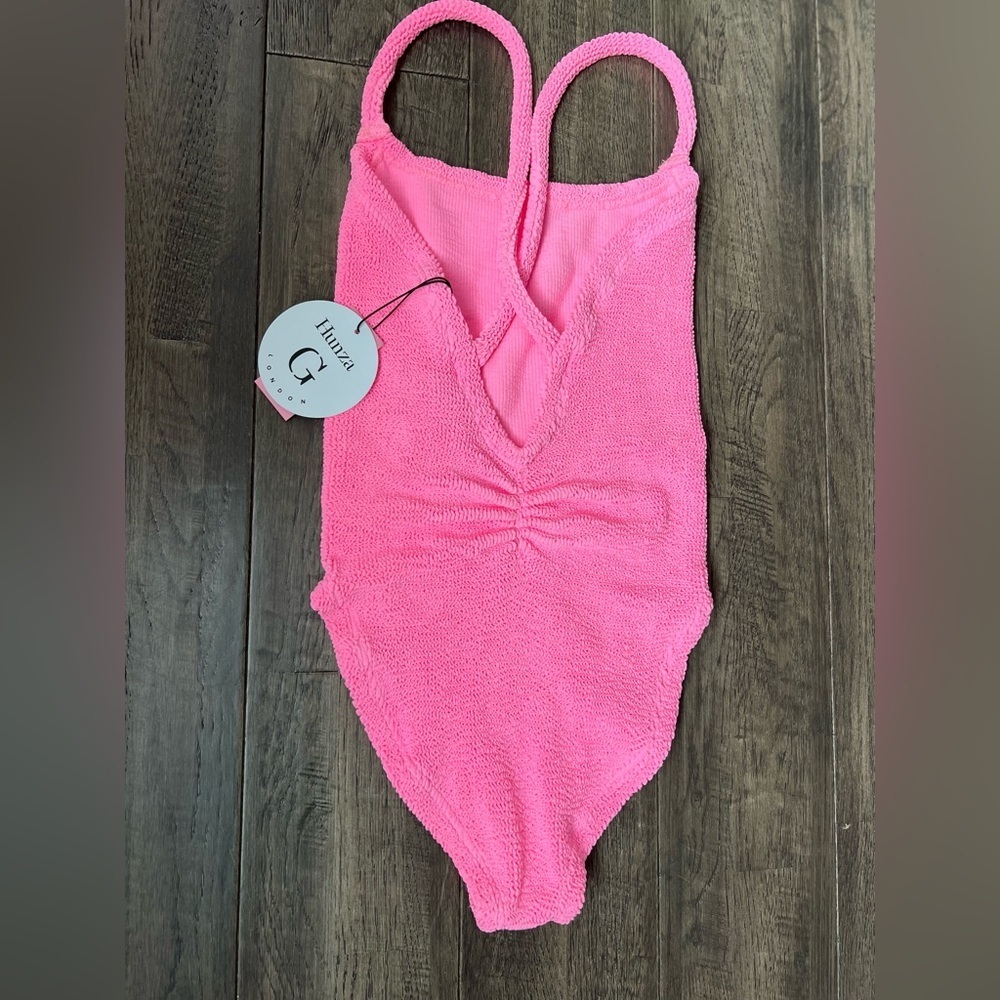 Hunza G Pink One Piece Swimsuit - Picture 8 of 8